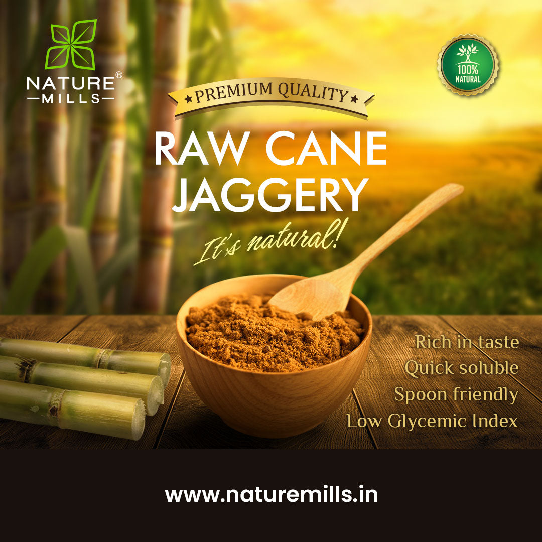 RAW CANE JAGGERY - 1KG